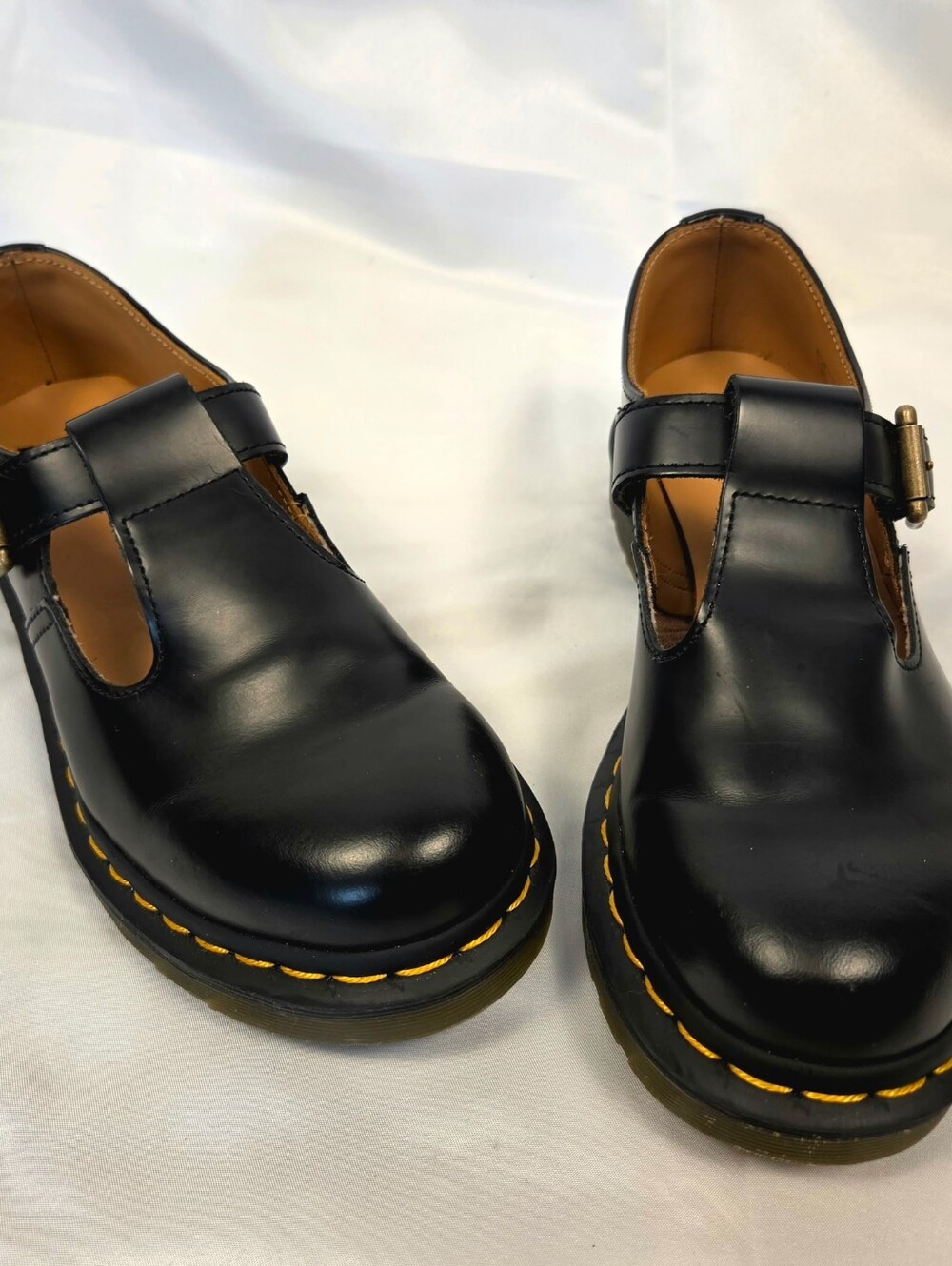 Dr. Martens Polley Black Leather T-Bar Mary Janes - Excellent Condition - Picture 7 of 7